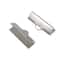 12 Packs: 24 ct. (288 total) 20mm Rhodium Ribbon Crimps by Bead Landing™